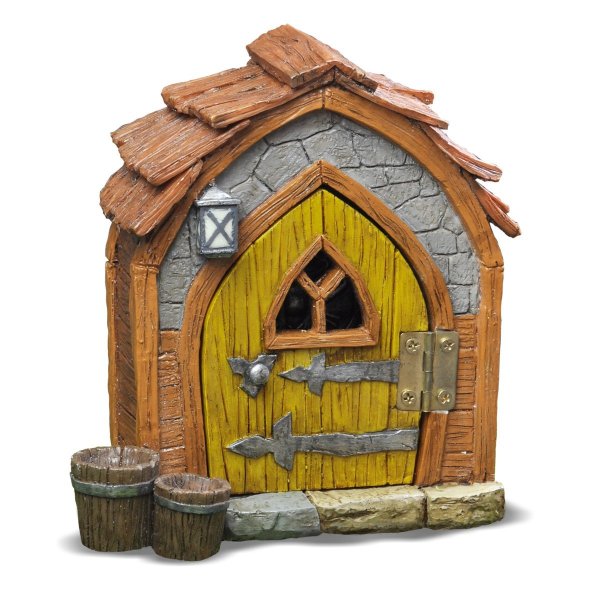 Домик гномов овальный деревянный