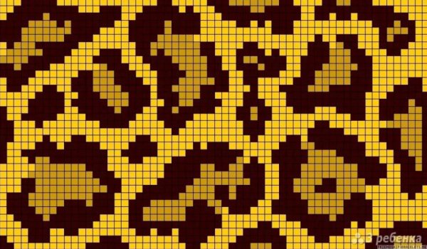 Леопардовый жаккард