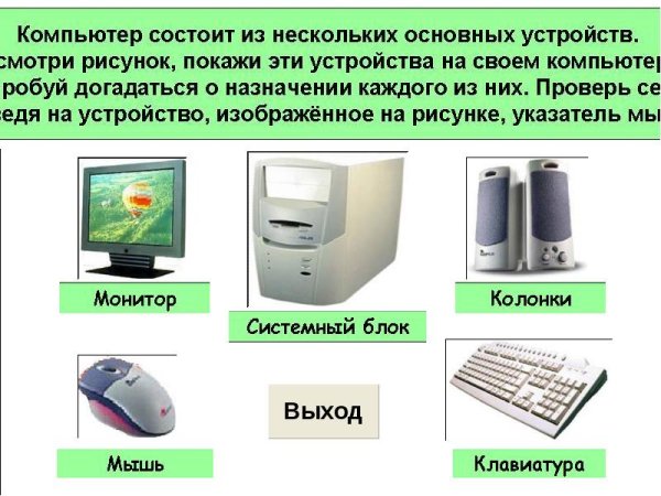 Специальные устройства компьютера