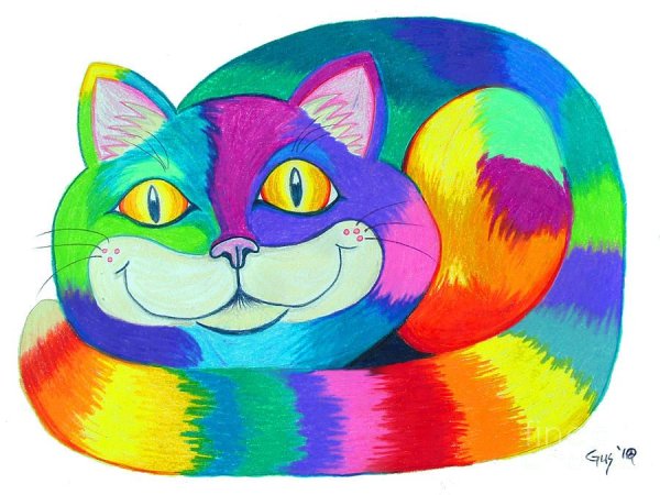 Сказочный Радужный кот