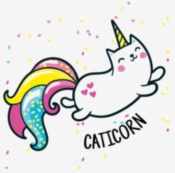 Милый котик Единорог