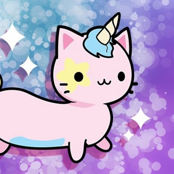 Кавайные котики Единороги