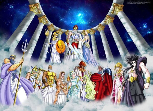 Олимп, Пантеон древняя Греция боги