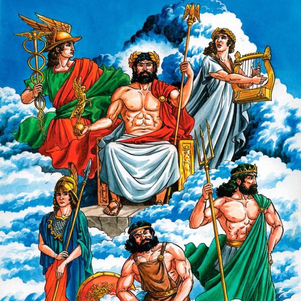 Гора Олимп боги древней Греции