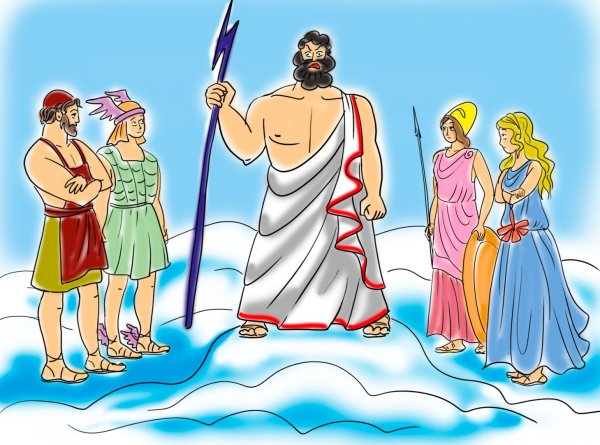Zeus боги Олимпа