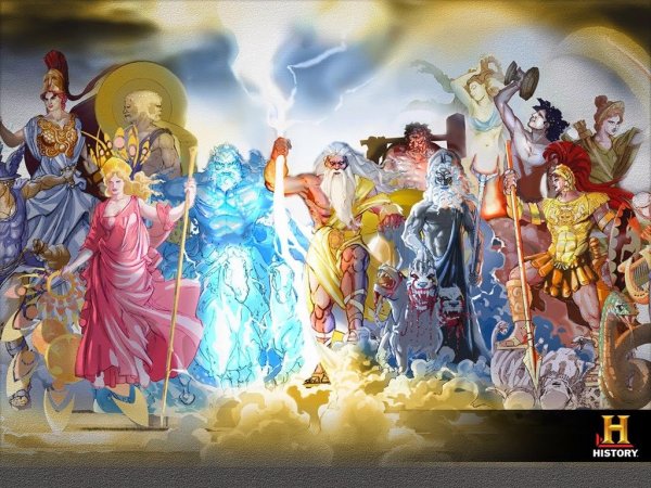 Пантеон греческих богов арт