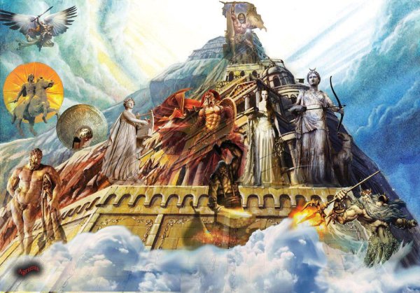 Гора Олимп боги древней Греции