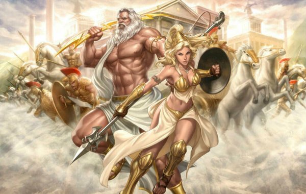 Олимп, Пантеон древняя Греция боги