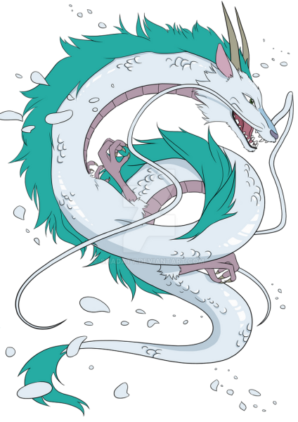 Хаяо Миядзаки Унесенные призраками дракон