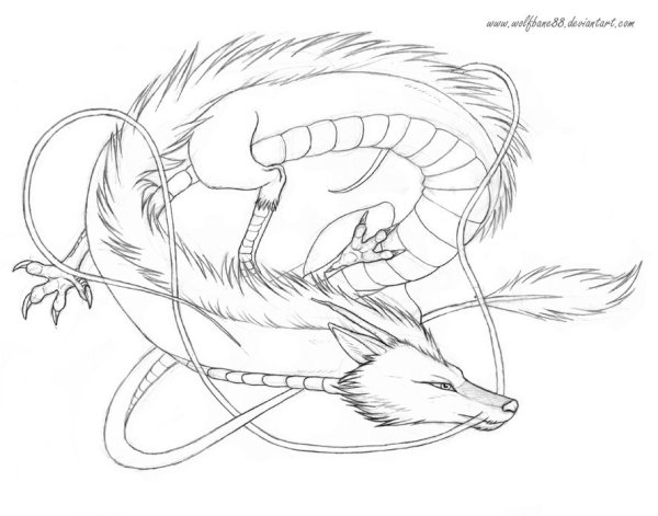 Миядзаки Унесенные призраками дракон