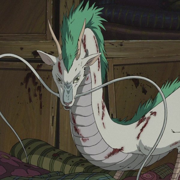 Хаку из Унесенные призраками дракон тату