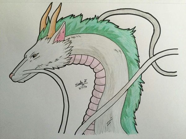 Тихиро и Хаку дракон