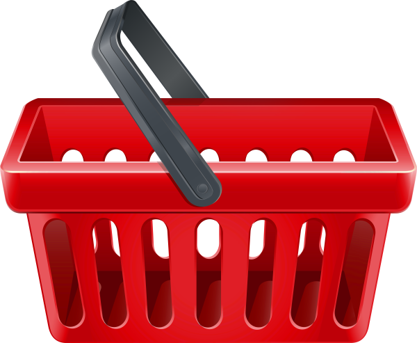 Корзина продуктов без фона