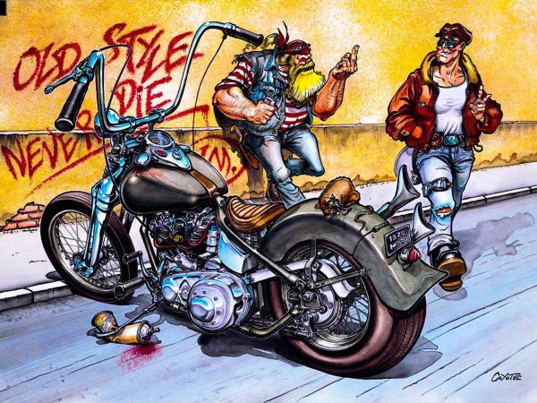David Mann и Харлей Дэвидсон