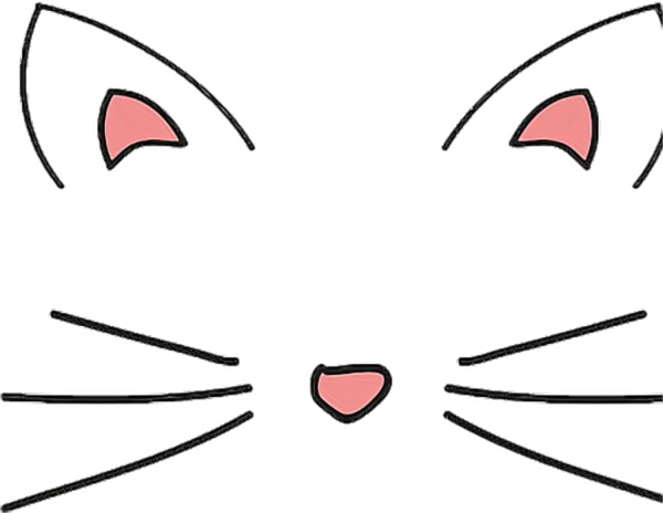 Кошачьи аниме усы
