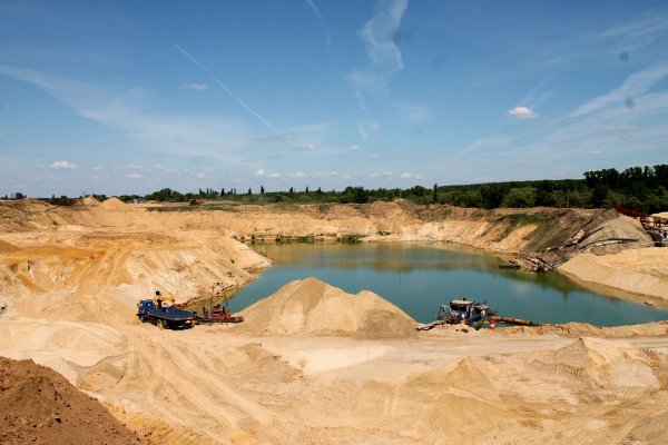 Карьер Новокуйбышевск песчаный