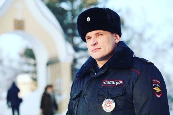 Российский полицейский