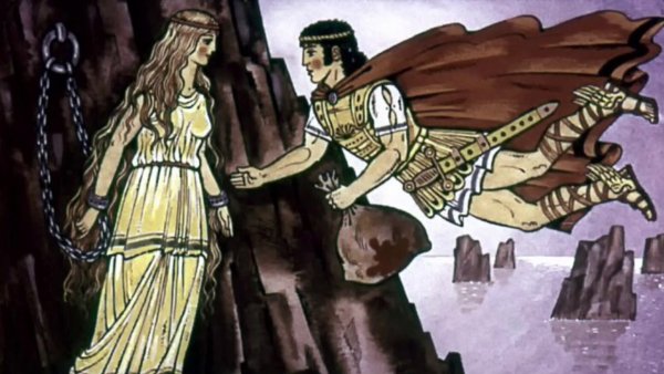 Храбрый Персей и медуза Горгона