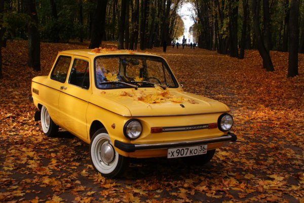 ЗАЗ 968м желтый