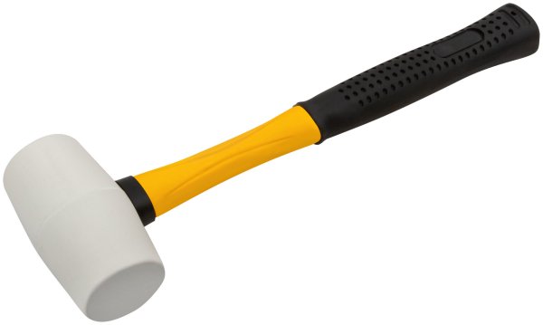 Киянка резиновая Fit 70мм, 680гр (белый) профи