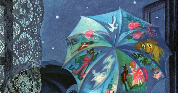 Оле-Лукойе Андерсен зонтик