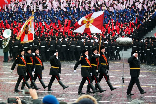 Рота почетного караула на красной площади