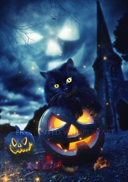 Хэллоуин коты