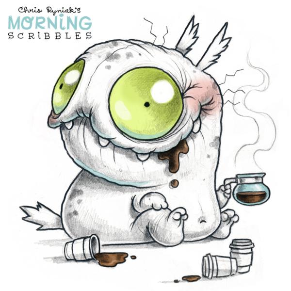 Morning Scribbles монстрики