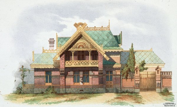 Мотивы русской архитектуры 1874-1880 гг