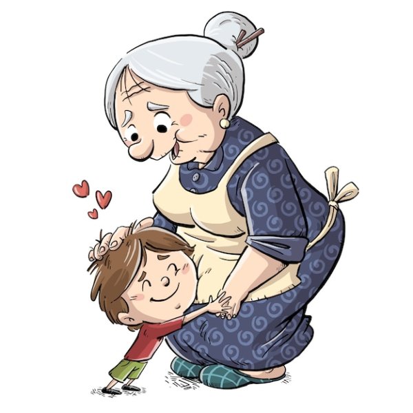 Нарисовать бабушку