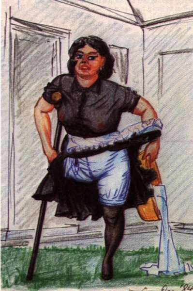 Модель и певица Хильда Кларк