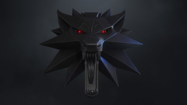 Ведьмачий медальон школы волка Ведьмак 3