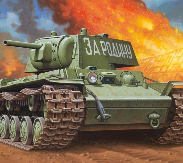Т-34 С башней кв-1