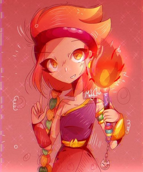 Brawl Stars Амбер арт