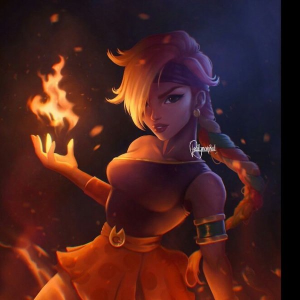 Brawl Stars Амбер арт