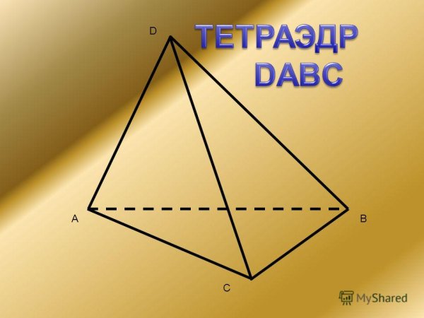 Четырехгранная пирамида