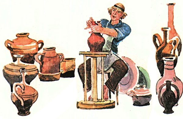 Древняя Русь ремесленники гончарное дело