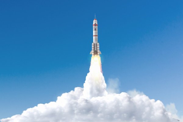 Взлёт ракеты в космос