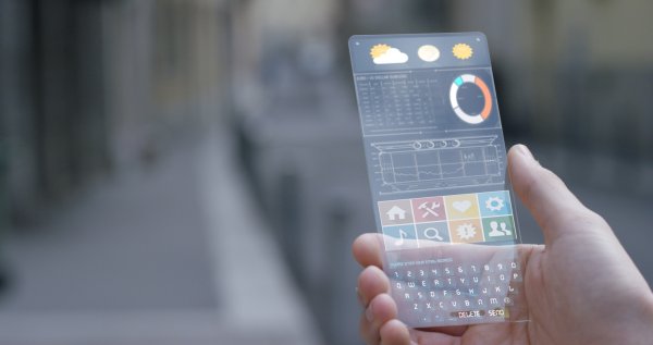 Самсунг прозрачный смартфон