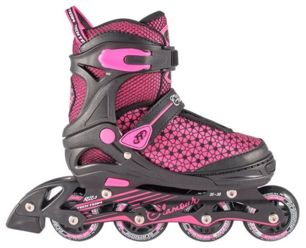 Роликовые коньки 31-34 Tech Team Glamour
