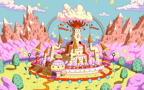 Конфетное королевство Adventure time