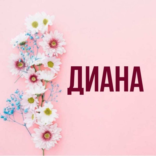 Цветок имени Диана