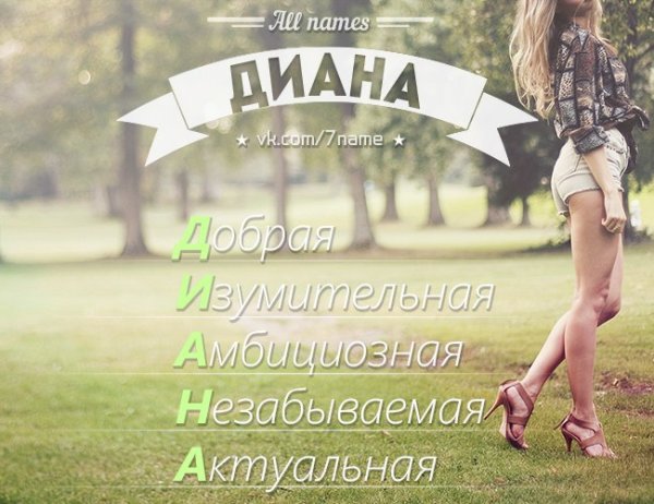 Картинки с именем Диана