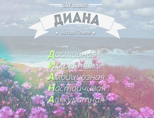 Имя Диана