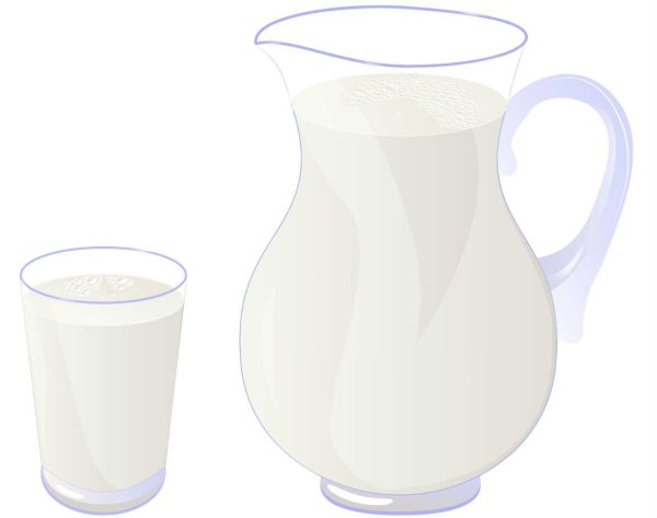 Молоко мультяшная