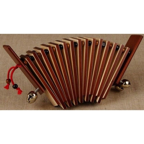 Трещотка пластинчатая Малютка с бубенцами