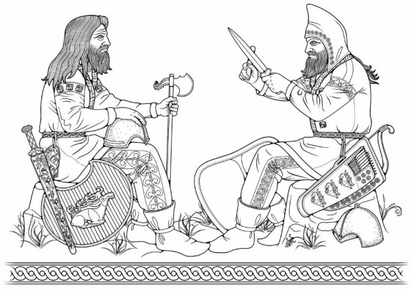 Художник Евгений край Скифы