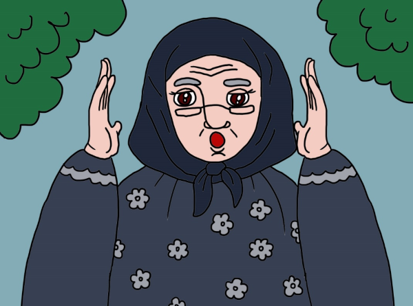 Иллюстрация к сказке глупая Барыня