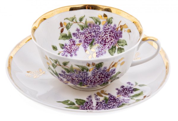 Чайная пара ИФЗ форма гербовая