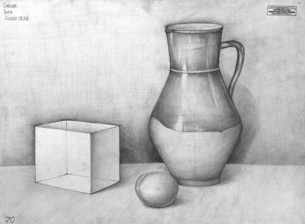 Натюрморт вступительный экзамен